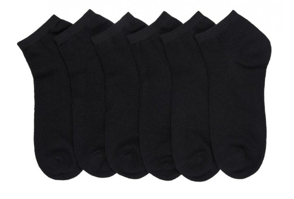 6 Pack Women's Low Cut No Show Ankle Socks White Black Neon Wholesale lot 9-11 